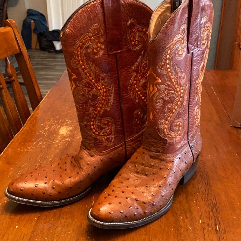 Men’s Roger’s Boots Ostrich